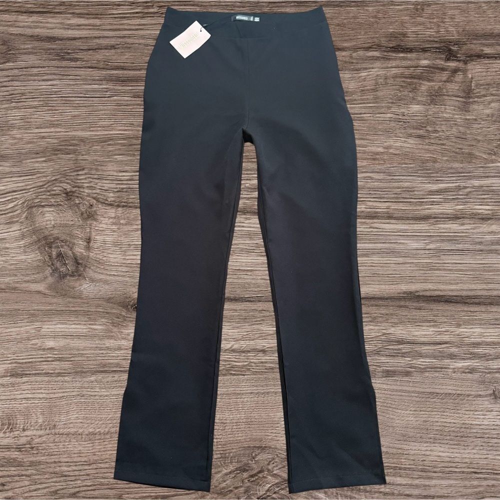Missguided Black Slim Leg Trouser Pants New with Tag Women’s US 10 Chic Style